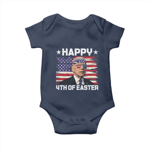 Joe Biden Happy Easter For Funny 4th Of July Baby Onesie USA American Flag TS10 Navy Print Your Wear