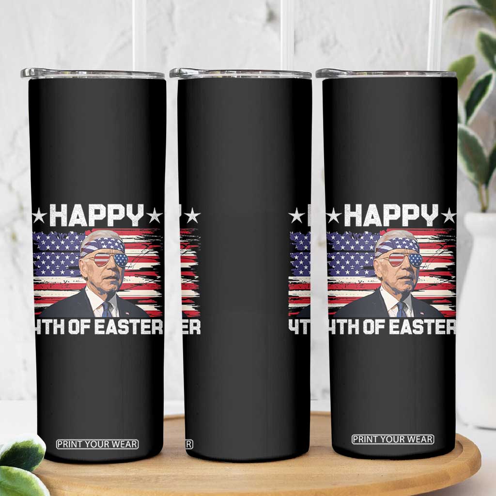 Joe Biden Happy Easter For Funny 4th Of July Skinny Tumbler USA American Flag TS10 Print Your Wear