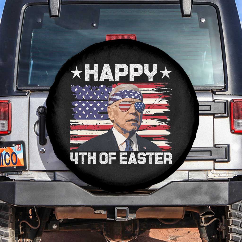 Joe Biden Happy Easter For Funny 4th Of July Spare Tire Cover USA American Flag TS10 No hole Black Print Your Wear