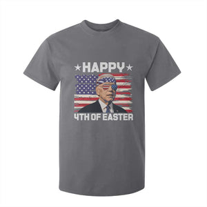 Joe Biden Happy Easter For Funny 4th Of July T Shirt For Kid USA American Flag TS10 Charcoal Print Your Wear