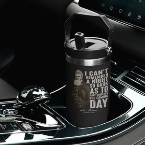 John Brown Flip Straw Tumbler I Cannot Remember A Night So Dark As To Have Hindered The Coming Day TS09 Print Your Wear