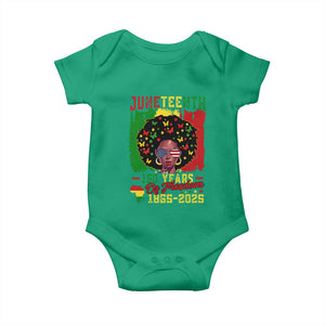 Juneteenth 160 Years Of Freedom Baby Onesie African American Pride TS11 Irish Green Print Your Wear