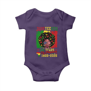 Juneteenth 160 Years Of Freedom Baby Onesie African American Pride TS11 Purple Print Your Wear