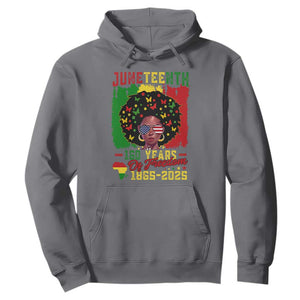 Juneteenth 160 Years Of Freedom Hoodie African American Pride TS11 Charcoal Print Your Wear