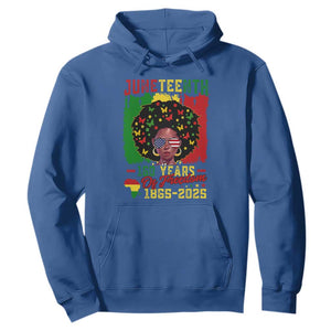 Juneteenth 160 Years Of Freedom Hoodie African American Pride TS11 Royal Blue Print Your Wear