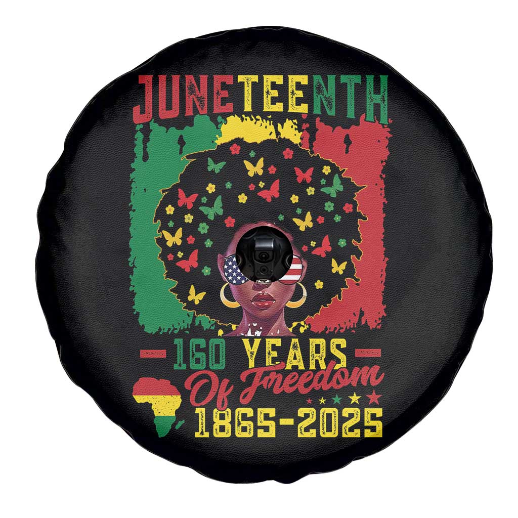 Juneteenth 160 Years Of Freedom Spare Tire Cover African American Pride TS11 Print Your Wear