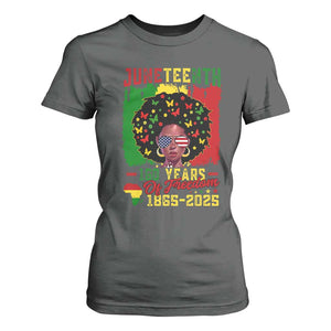 Juneteenth 160 Years Of Freedom T Shirt For Women African American Pride TS11 Dark Heather Print Your Wear