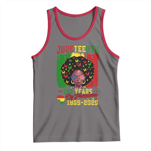 Juneteenth 160 Years Of Freedom Tank Top African American Pride TS11 Deep Heather Red Print Your Wear