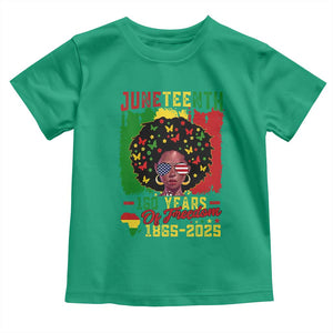 Juneteenth 160 Years Of Freedom Toddler T Shirt African American Pride TS11 Irish Green Print Your Wear
