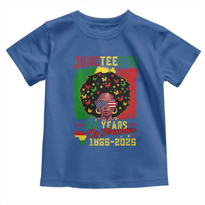 Juneteenth 160 Years Of Freedom Toddler T Shirt African American Pride TS11 Royal Blue Print Your Wear