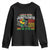 Juneteenth 1865 Because My Ancestors Weren't Free In 1776 Youth Sweatshirt Break The Chains TS11 Black Print Your Wear
