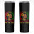 Juneteenth 1865 Black Freedom Celebration Skinny Tumbler Afrocentric Pride Melanin Girl TS02 Black Print Your Wear