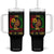 Juneteenth 1865 Black Freedom Celebration Tumbler With Handle Afrocentric Pride Melanin Girl TS02 One Size: 40 oz Black Print Your Wear