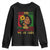 Juneteenth 1865 Black Freedom Celebration Youth Sweatshirt Afrocentric Pride Melanin Girl TS02 Black Print Your Wear