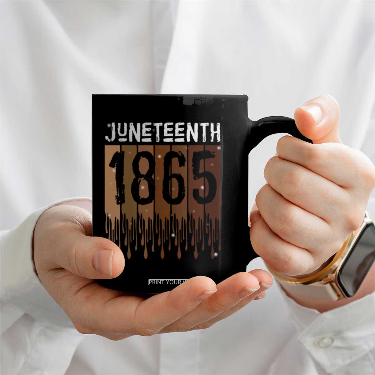 Juneteenth 1865 Coffee Mug June 19th Celebrating Black Freedom Melanin TS10 Print Your Wear