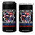 Juneteenth 1865 Emancipated Liberated Unapologetic 4 in 1 Can Cooler Tumbler Hand Fist Juneteenth Flag TS11 One Size: 16 oz Black Print Your Wear