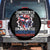 Juneteenth 1865 Emancipated Liberated Unapologetic Spare Tire Cover Hand Fist Juneteenth Flag TS11 No hole Black Print Your Wear