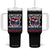 Juneteenth 1865 Emancipated Liberated Unapologetic Tumbler With Handle Hand Fist Juneteenth Flag TS11 One Size: 40 oz Black Print Your Wear
