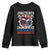 Juneteenth 1865 Emancipated Liberated Unapologetic Youth Sweatshirt Hand Fist Juneteenth Flag TS11 Black Print Your Wear