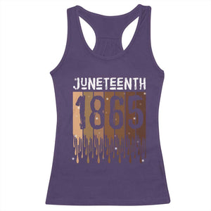 Juneteenth 1865 Racerback Tank Top June 19th Celebrating Black Freedom Melanin TS10 Purple Print Your Wear