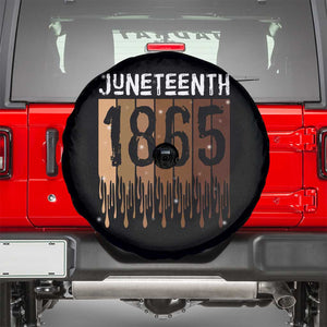 Juneteenth 1865 Spare Tire Cover June 19th Celebrating Black Freedom Melanin TS10 Black Print Your Wear