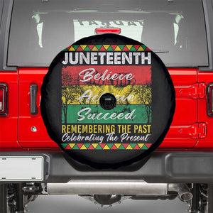 Juneteenth 1865 Spare Tire Cover Remembering The Past Black Freedom African Independence Day TS10 Black Print Your Wear