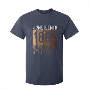Juneteenth 1865 T Shirt For Kid June 19th Celebrating Black Freedom Melanin TS10 Navy Print Your Wear