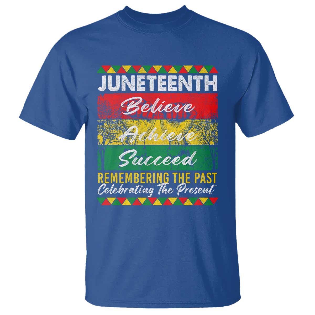 Juneteenth 1865 T Shirt Remembering The Past Black Freedom African Independence Day TS10 Royal Blue Print Your Wear