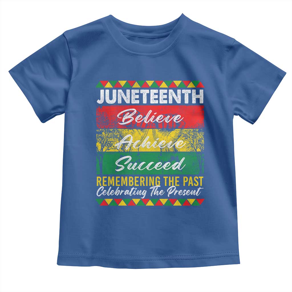 Juneteenth 1865 Toddler T Shirt Remembering The Past Black Freedom African Independence Day TS10 Royal Blue Print Your Wear