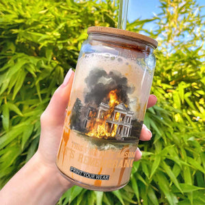 Juneteenth Ancestral Justice Glass Can This Fire Aint Arson It is Remembrance Black History TS02 Print Your Wear