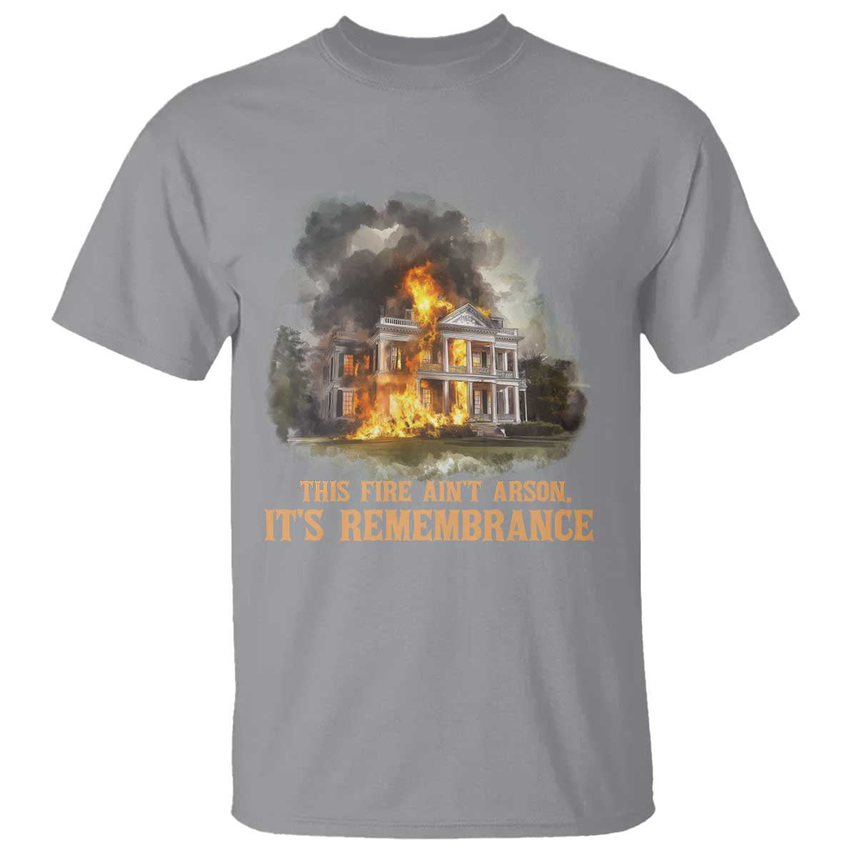 Juneteenth Ancestral Justice T Shirt This Fire Aint Arson It is Remembrance Black History TS02 Sport Gray Print Your Wear