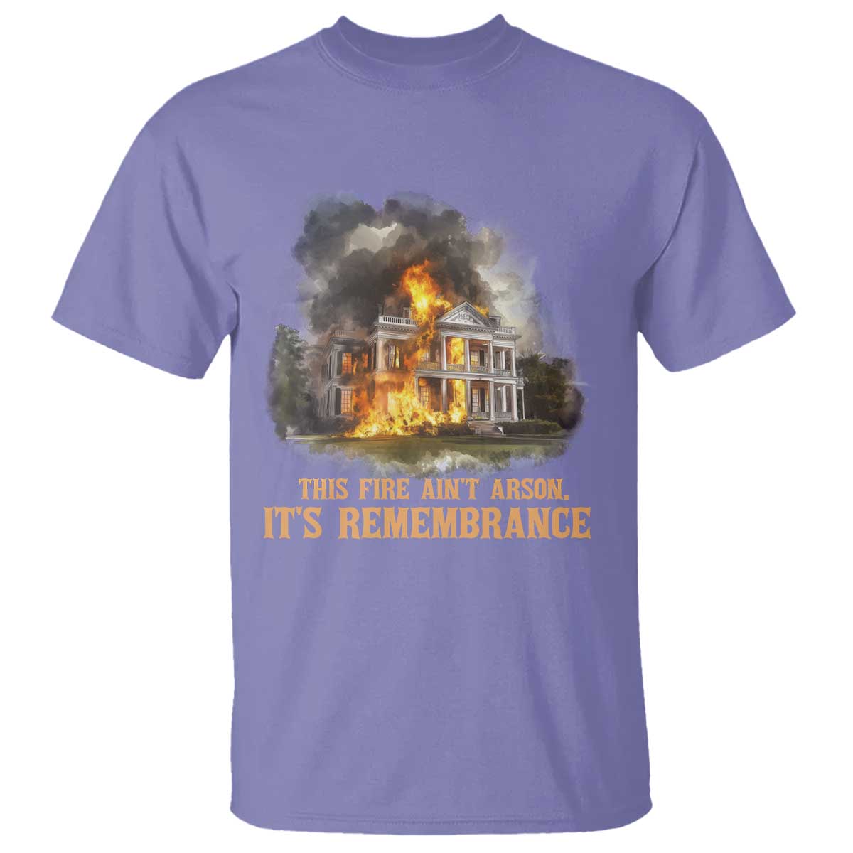 Juneteenth Ancestral Justice T Shirt This Fire Aint Arson It is Remembrance Black History TS02 Violet Print Your Wear