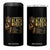 Juneteenth Black Queen Nutritional Facts 4 in 1 Can Cooler Tumbler Afro Melanin Queen TS11 One Size: 16 oz Black Print Your Wear