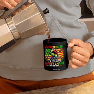 Juneteenth Breaking Every Chain Since 1865 Coffee Mug Hand Fist Freedom TS11 Print Your Wear