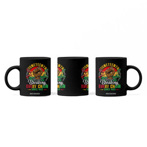 Juneteenth Breaking Every Chain Since 1865 Coffee Mug Retro Vintage TS10 Print Your Wear