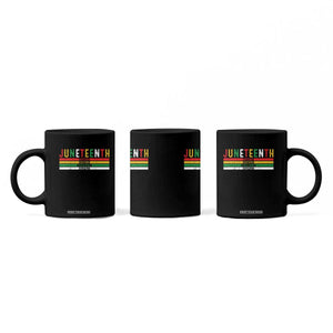 Juneteenth Coffee Mug Black History Culture Excellence Respect Retro Vintage TS10 Print Your Wear