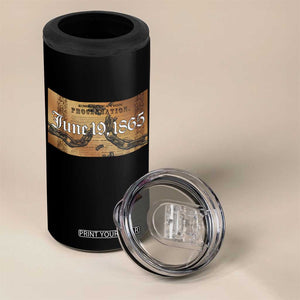 Juneteenth Emancipation Proclamation End of Slavery 4 in 1 Can Cooler Tumbler Black Freedom History TS10 Print Your Wear