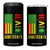 Juneteenth Equality Is Greater Than Division 4 in 1 Can Cooler Tumbler Juneteenth American Flag TS11 One Size: 16 oz Black Print Your Wear