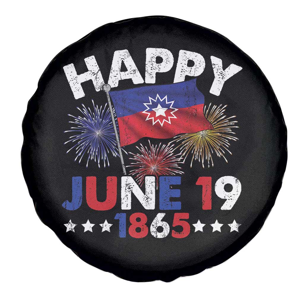 Juneteenth Flag Spare Tire Cover Black Freedom Black History June 19 1865 TS10 Print Your Wear