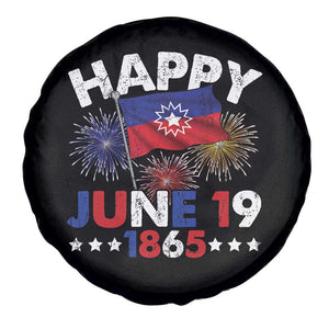 Juneteenth Flag Spare Tire Cover Black Freedom Black History June 19 1865 TS10 Print Your Wear