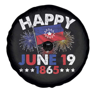Juneteenth Flag Spare Tire Cover Black Freedom Black History June 19 1865 TS10 Print Your Wear