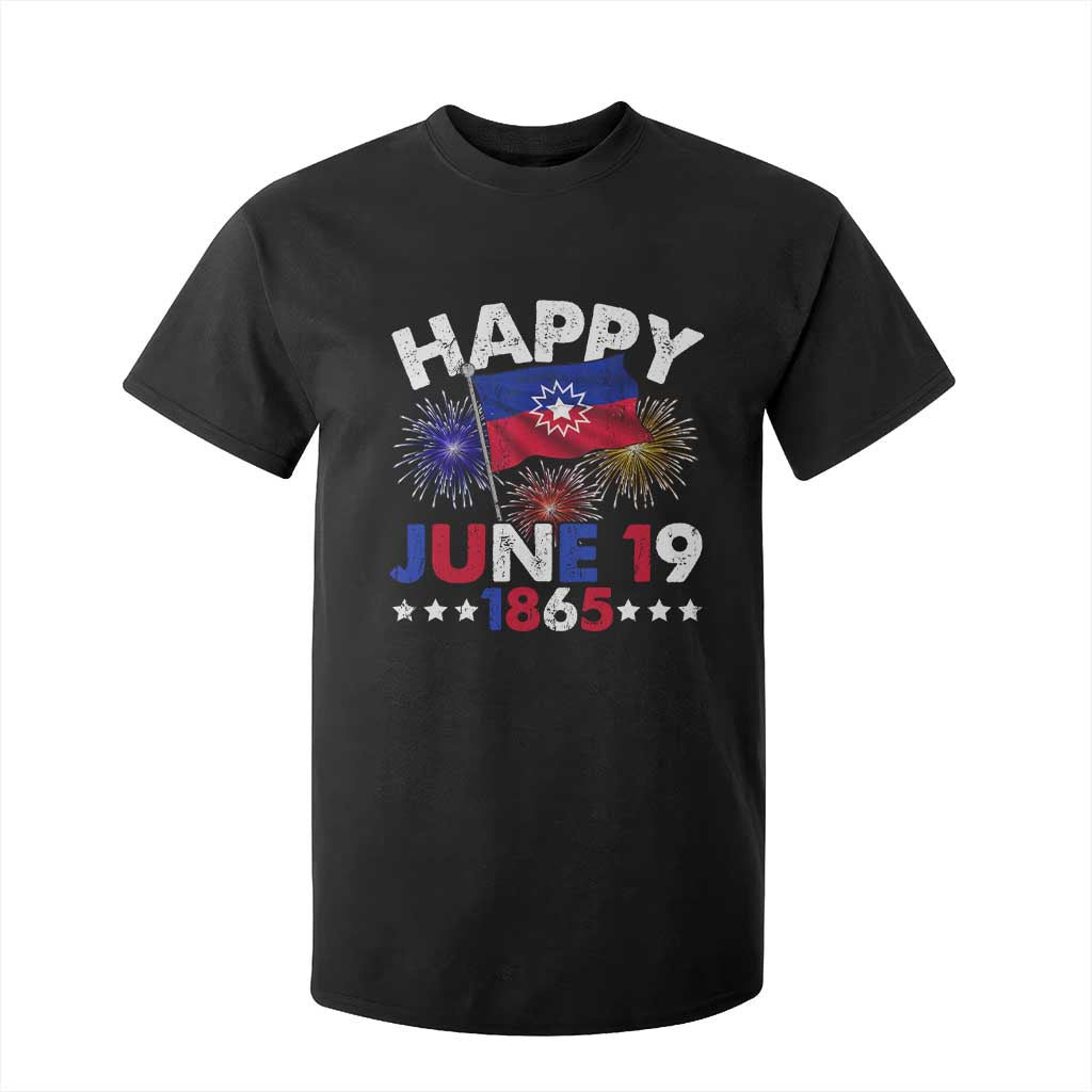 Juneteenth Flag T Shirt For Kid Black Freedom Black History June 19 1865 TS10 Black Print Your Wear