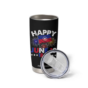 Juneteenth Flag Tumbler Cup Black Freedom Black History June 19 1865 TS10 Print Your Wear