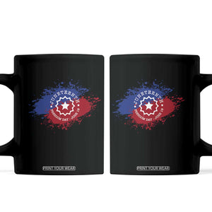 Juneteenth Freedom Day June 19 1865 Coffee Mug Juneteenth Flag TS11 Black Print Your Wear