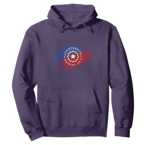 Juneteenth Freedom Day June 19 1865 Hoodie Juneteenth Flag TS11 Purple Print Your Wear