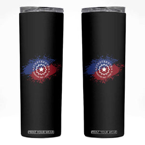 Juneteenth Freedom Day June 19 1865 Skinny Tumbler Juneteenth Flag TS11 Black Print Your Wear