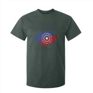 Juneteenth Freedom Day June 19 1865 T Shirt For Kid Juneteenth Flag TS11 Dark Forest Green Print Your Wear