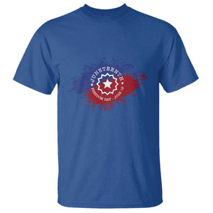 Juneteenth Freedom Day June 19 1865 T Shirt Juneteenth Flag TS11 Royal Blue Print Your Wear