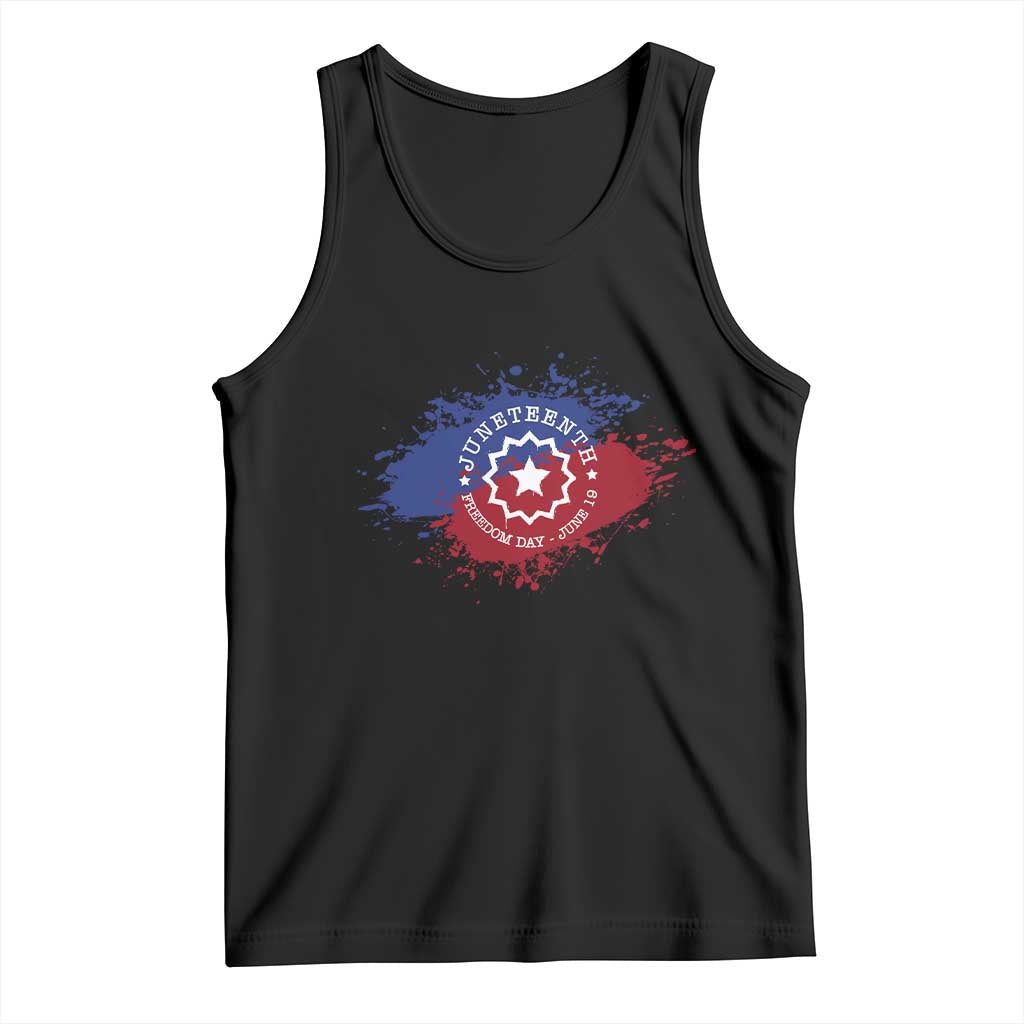 Juneteenth Freedom Day June 19 1865 Tank Top Juneteenth Flag TS11 Black Print Your Wear