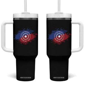 Juneteenth Freedom Day June 19 1865 Tumbler With Handle Juneteenth Flag TS11 One Size: 40 oz Black Print Your Wear